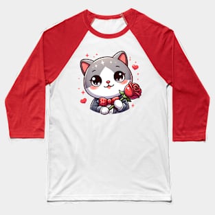 Valentine's Cartoon Delights T-Shirt Baseball T-Shirt